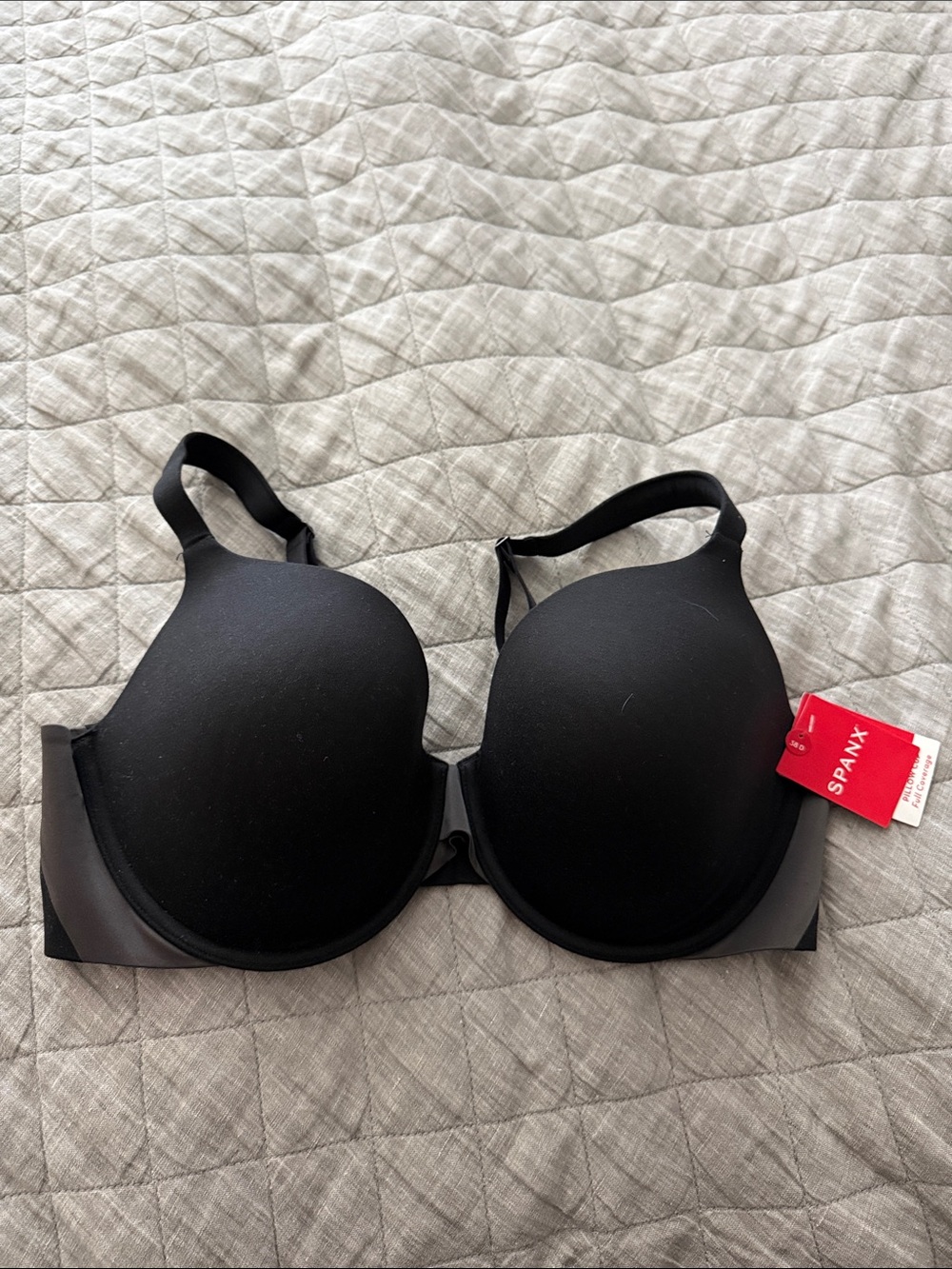 SPANX Black Seamless Pillow Cup Bra 36D